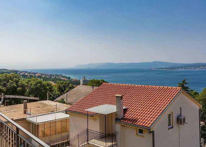 Helles Nur 650 Meter Zum Mit Herrlichem Meerblick, Privatem Balkon, Waschmaschine Dramalj